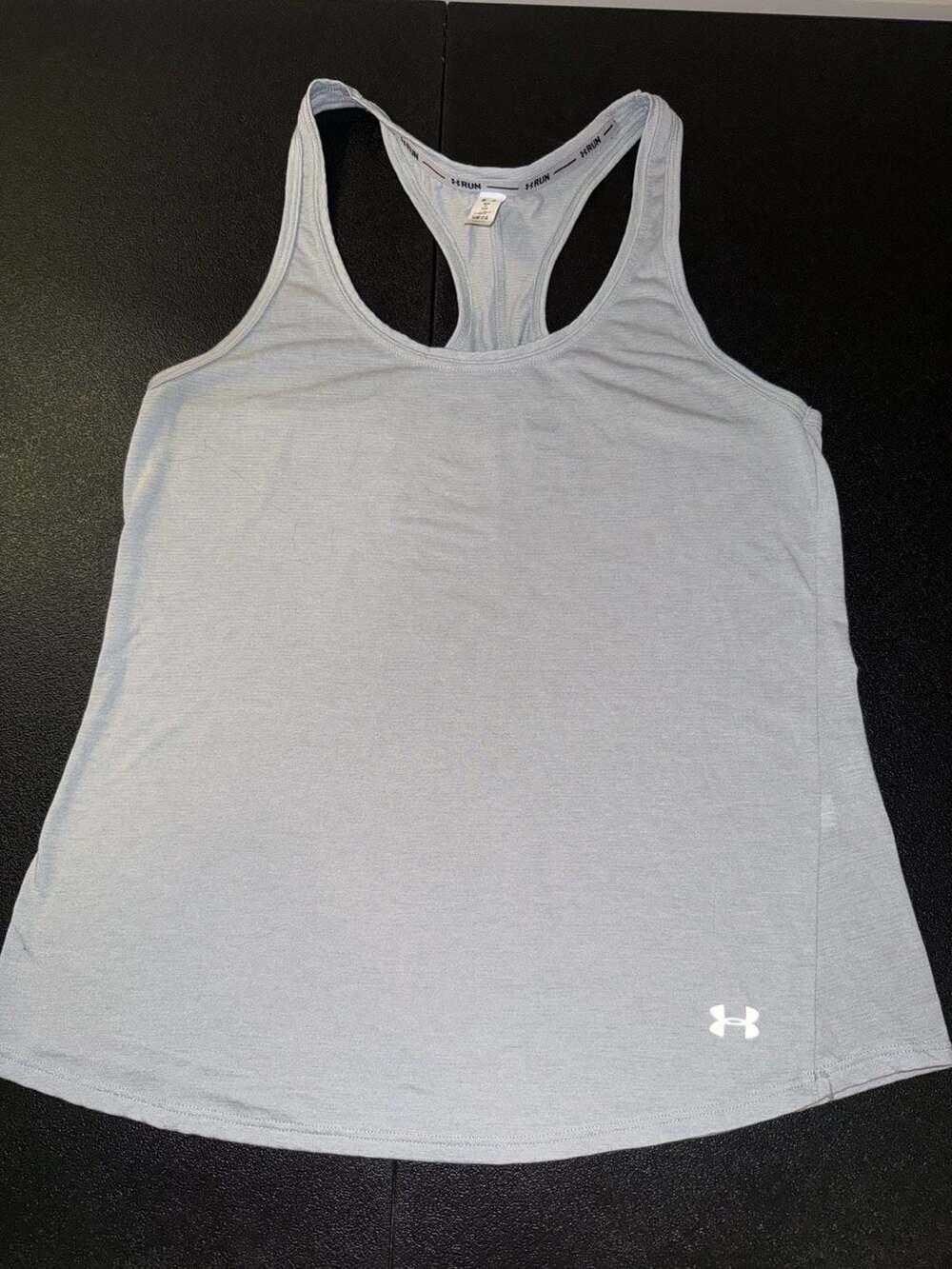 Under Armour HeatGear Run Tank Top Size S Gray